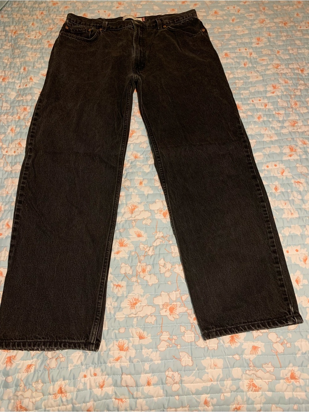 Levi's 550 Men's Relaxed Straight Black Jeans